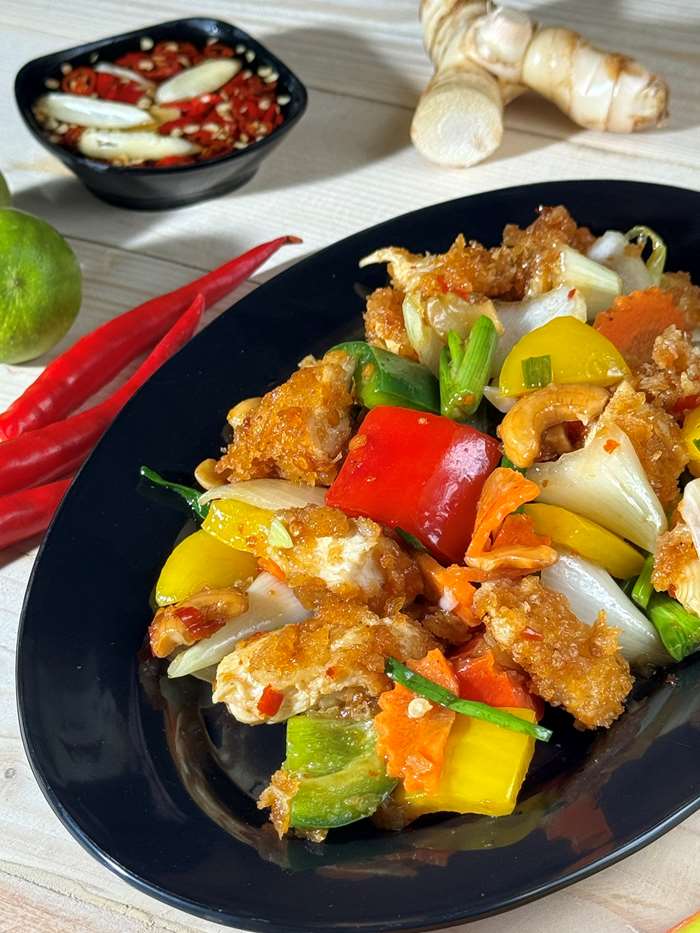 Рецепт тайской курицы с кешью