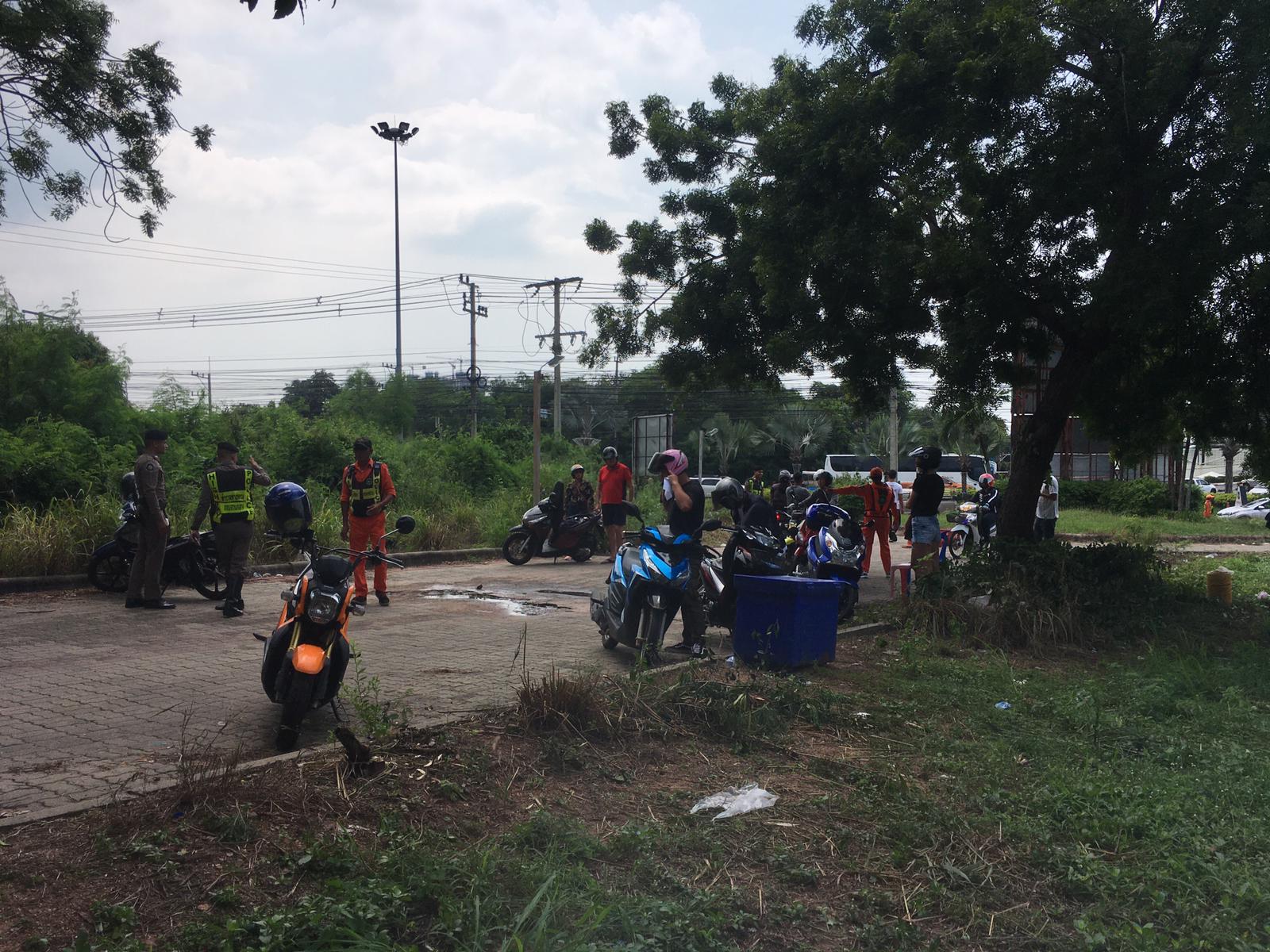 Полицейский рейд в Паттайе по выявлению нарушителей на дорогах Таиланда