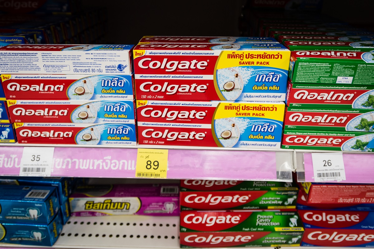 Сколько стоят привычные нам продукты в Таиланде? Зубная паста 89 батов