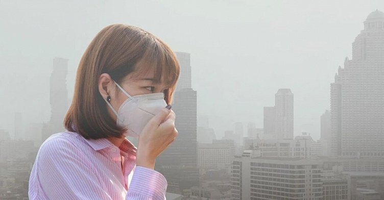 Изображение для новостной статьи - Экологическая проблема в Таиланде снова возвращается этой зимой. Людям нечем дышать из-за PM2.5