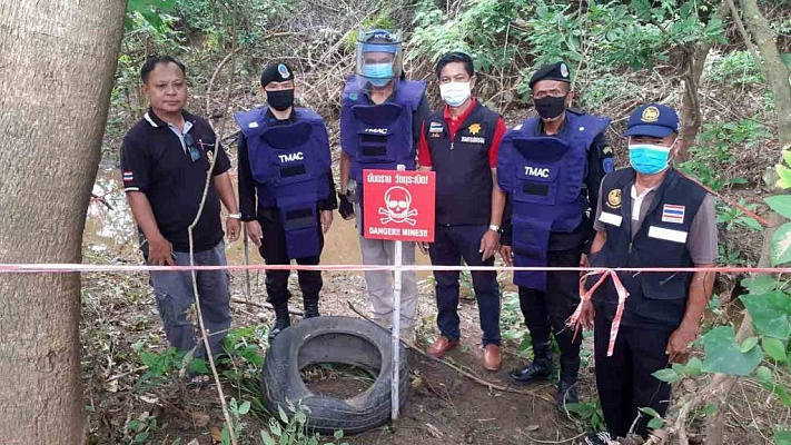Изображение для новостной статьи - На востоке Таиланда нашли неразовавшиеся мины со времен гражданской войны в Камбоджии