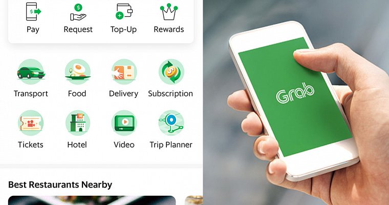 Через приложение Grab теперь можно забронировать отель
