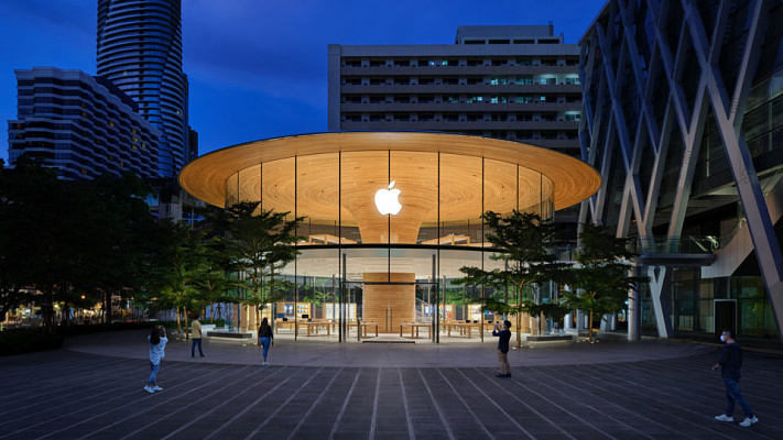 Изображение для новостной статьи - Apple Central World -  второй розничный магазин продукции Apple открыт в Бангкоке