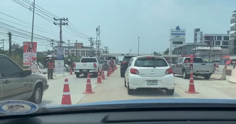 Блокпост в Паттайе - сегодня в Таиланде начинается Сонгкран - тайский новый год