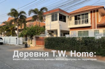 Деревня T.W. Home: видео обзор, стоимость аренды жилья, прогулка по территории