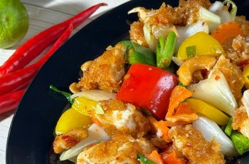 Рецепт тайской курицы с кешью