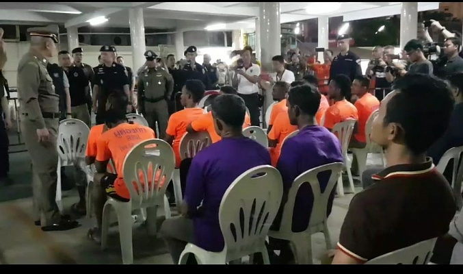 Изображение для новостной статьи - Более 500 незаконных иммигрантов были арестованы в Таиланде