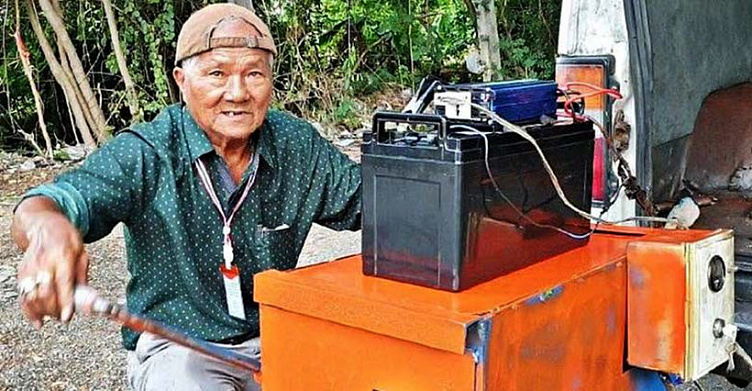 Изображение для новостной статьи - Тайский пенсионер считает, что изобрел электрогенератор нового типа