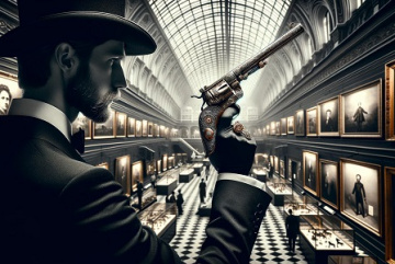 Изображение для анонса к статье - Выстрел из прошлого: Раритетный пистолет в действии в музейных стенах Москвы