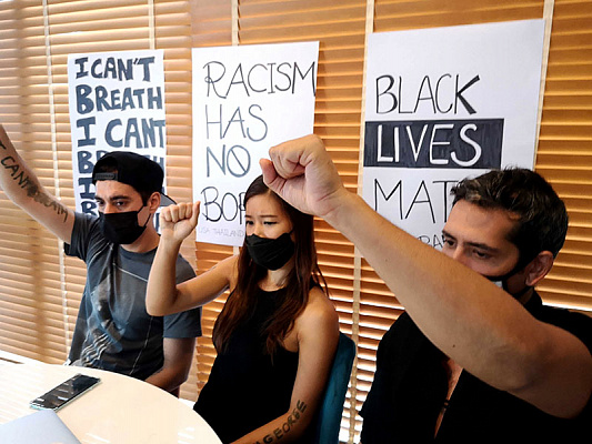 Изображение для новостной статьи - #BlackLivesMatter добрался и до Бангкока